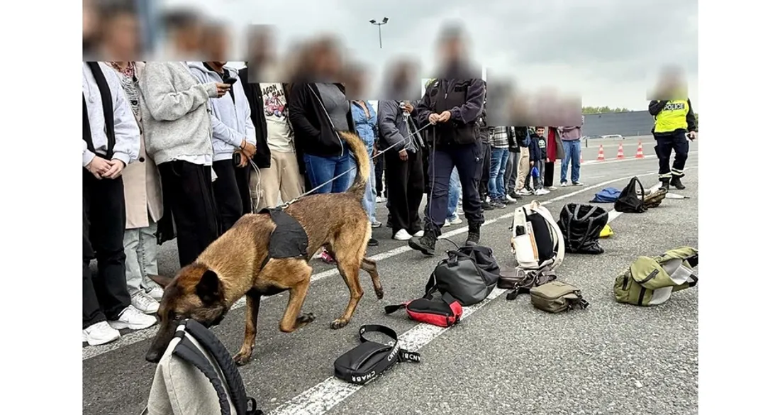 Contrôle sur l'A4 à Coutevroult