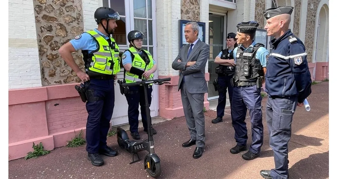 Gendarmes à trottinette