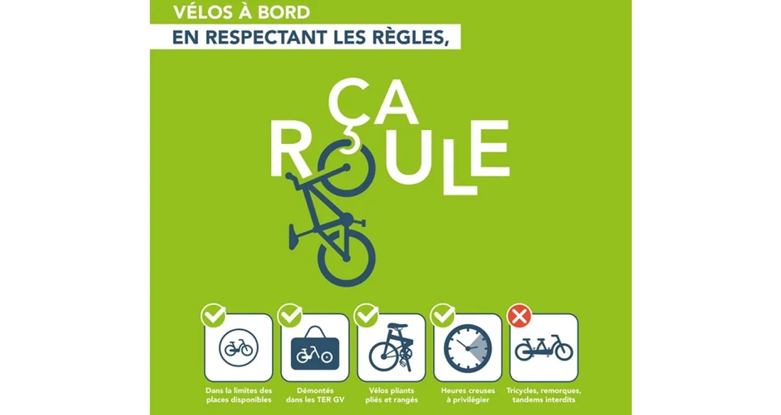 Réservation d'emplacement vélo dans les TER
