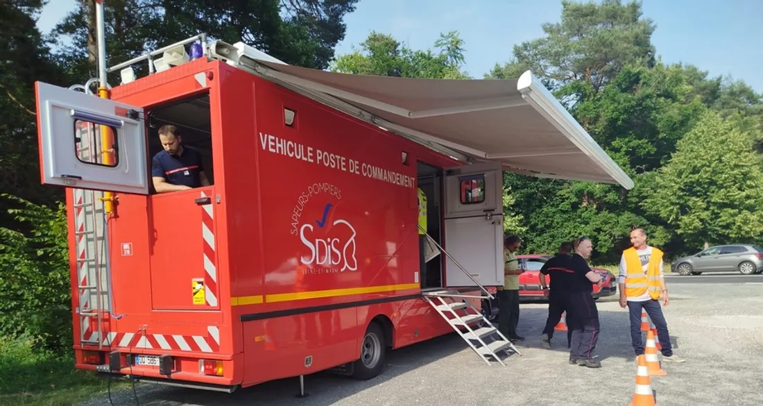 Incendie en forêt de Fontainebleau