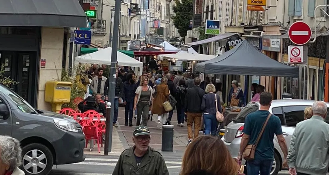 Braderie des commerçants à Lagny
