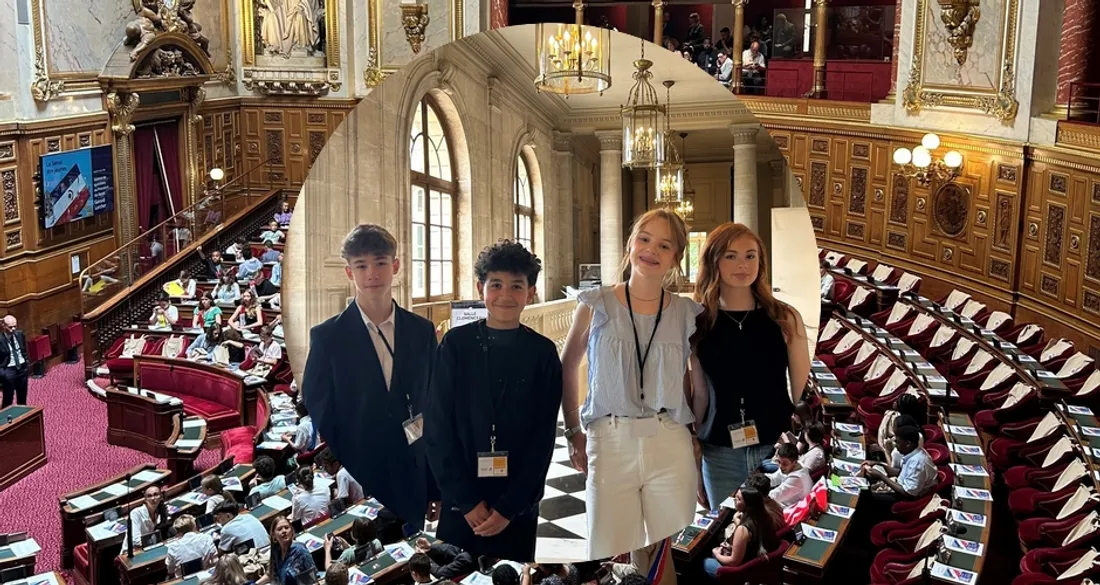 Collégiens d'Eure-et-Loir au Sénat