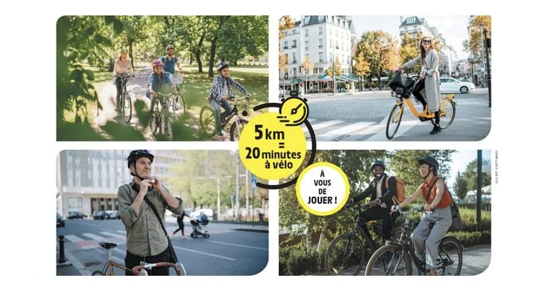 5 kilomètres à vélo