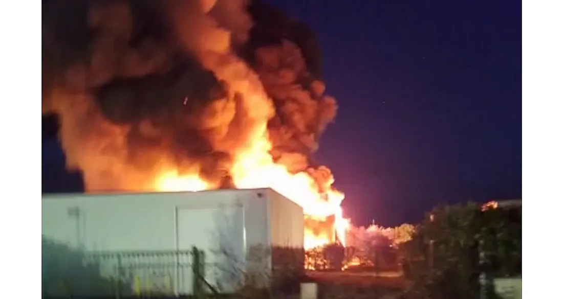 Incendie à Milly-la-Forêt
