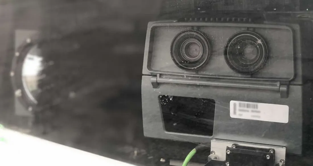 Intérieur d'un radar "Alice"