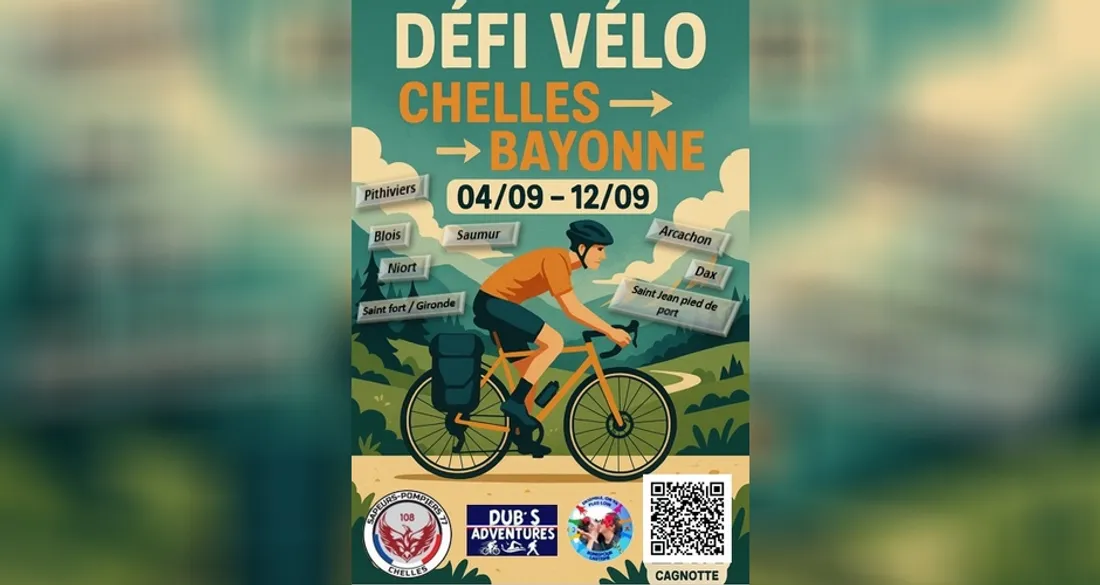 Défi vélo Chelles-Bayonne