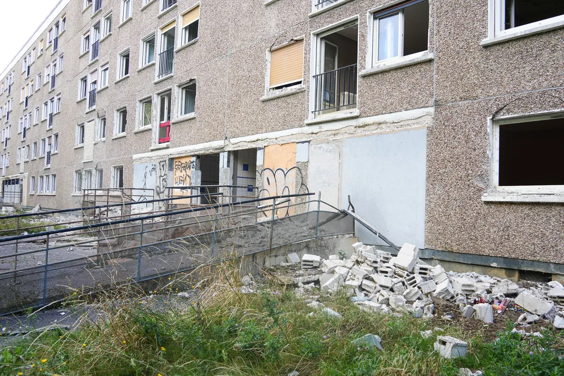 Démolition de la résidence du parc