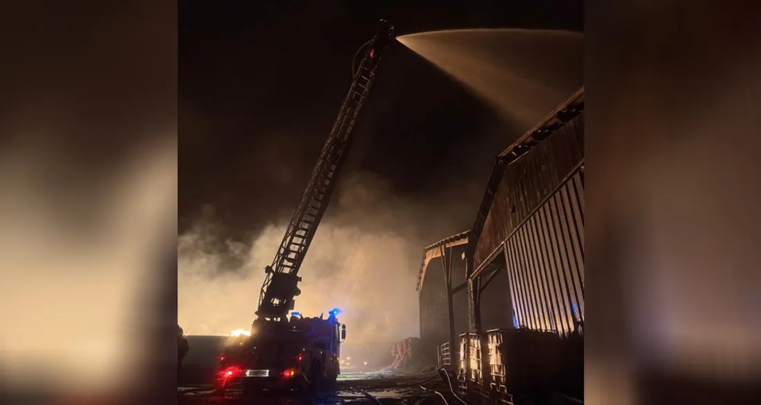 Incendie à Saint-Valery