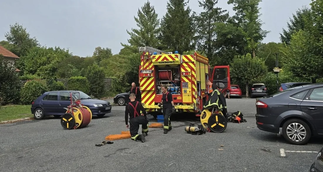 Incendie à Château-Landon