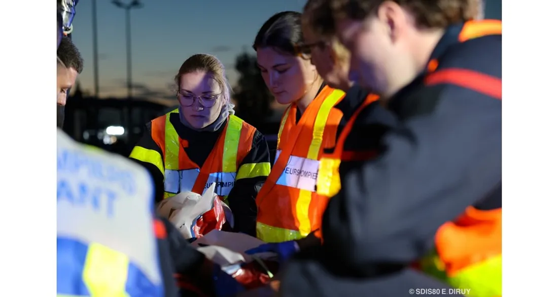 Pompiers en exercice