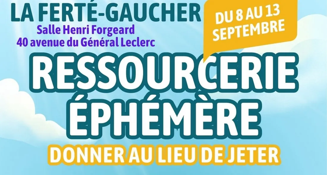 Ressourcerie éphémère