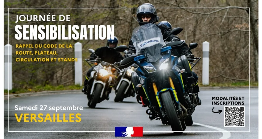 Journée de sensibilisation pour motards