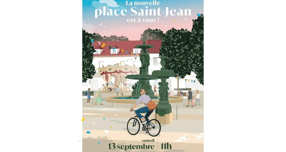 Inauguration de la place Saint-Jean