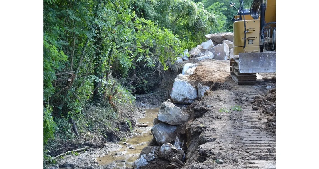 Travaux anti-inondations