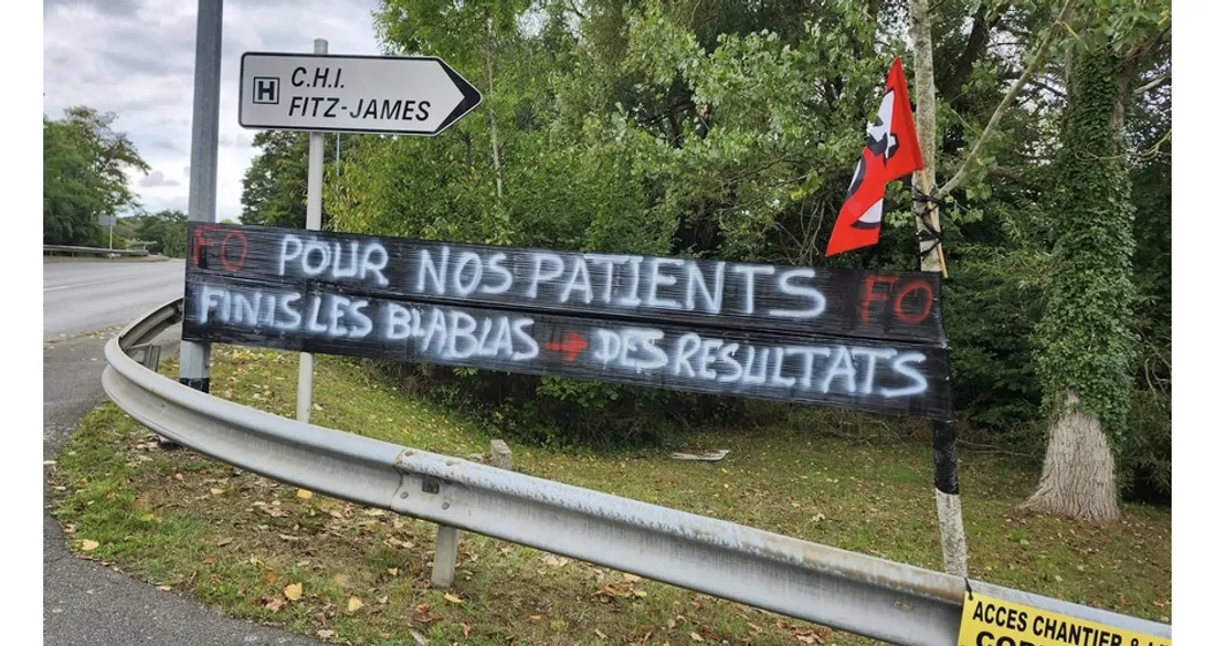 Grève au centre hospitalier isarien