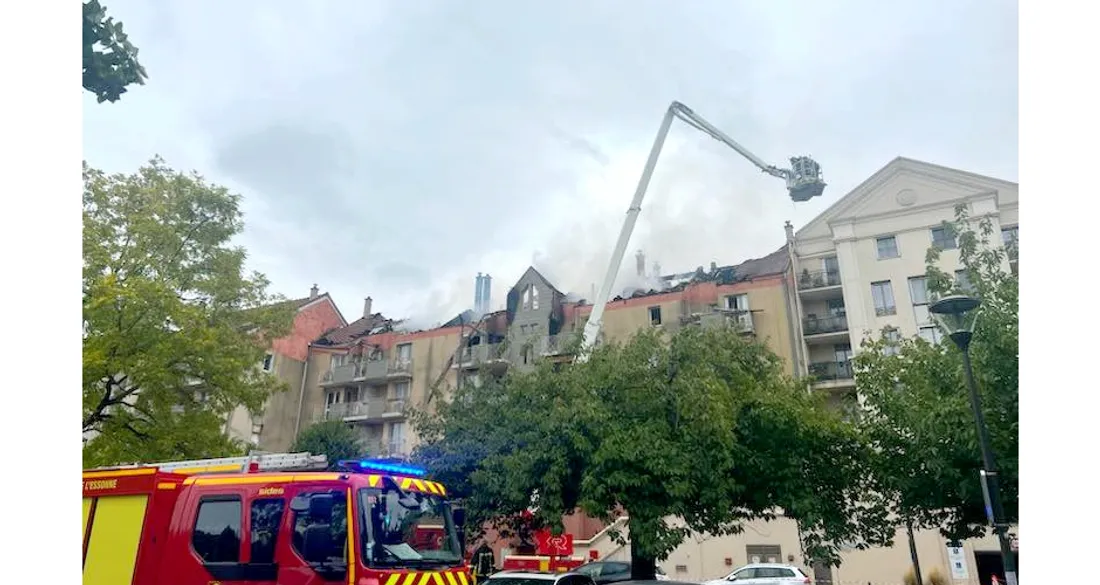 Incendie à Massy