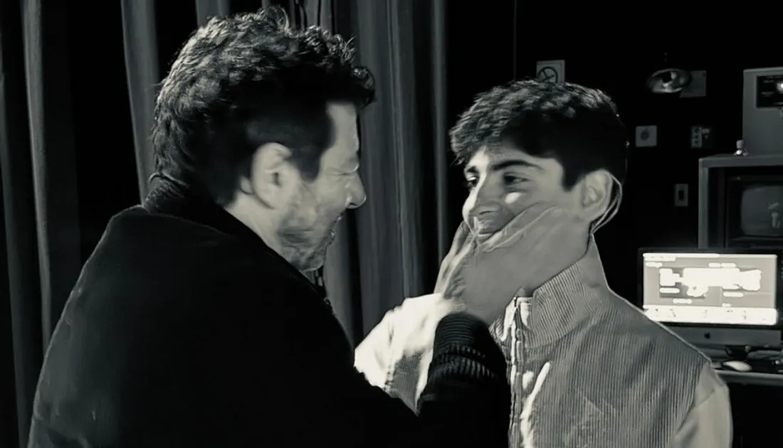 Patrick Bruel et son fils Léon