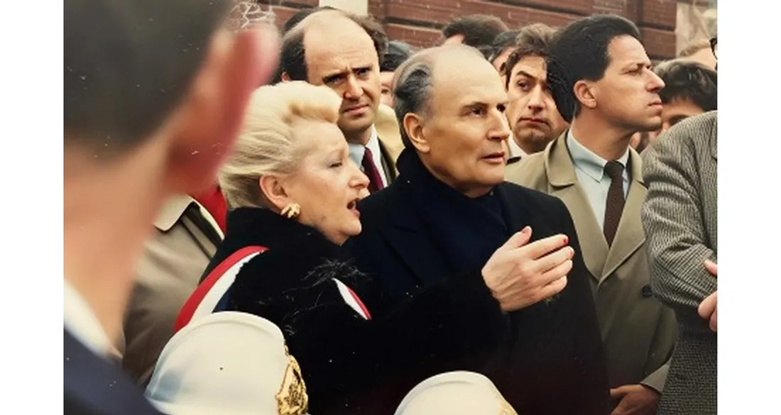 Gisèle Coiffier et François Mittérand