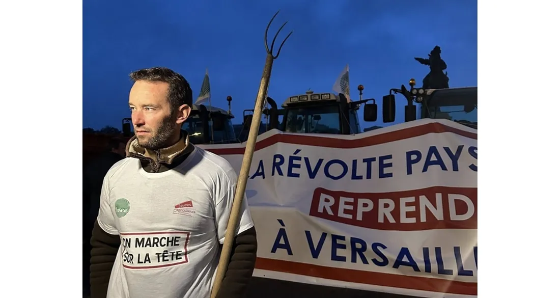 Agriculteur qui manifeste