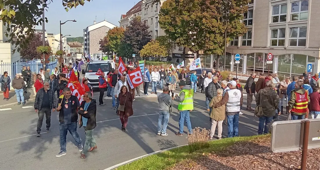 Manifestation à Creil le 02/10/2025