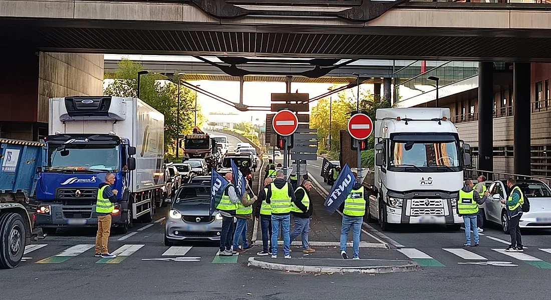 Manifestations d'enquêteurs de police à Amiens 