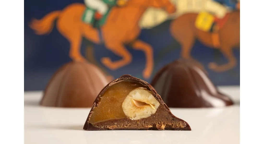 Toque de jockey en chocolat