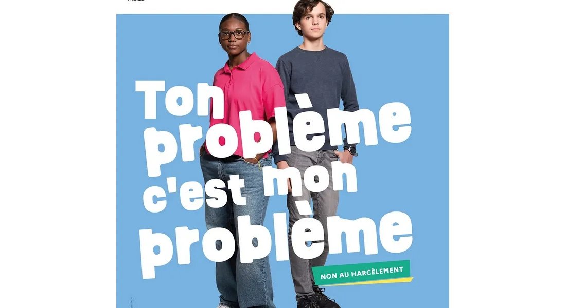 Affiche contre le harcèlement (2025)