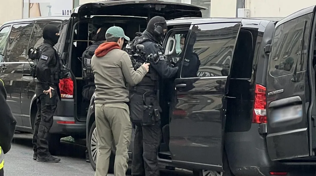 Tournage pour "B.R.I. La série documentaire"