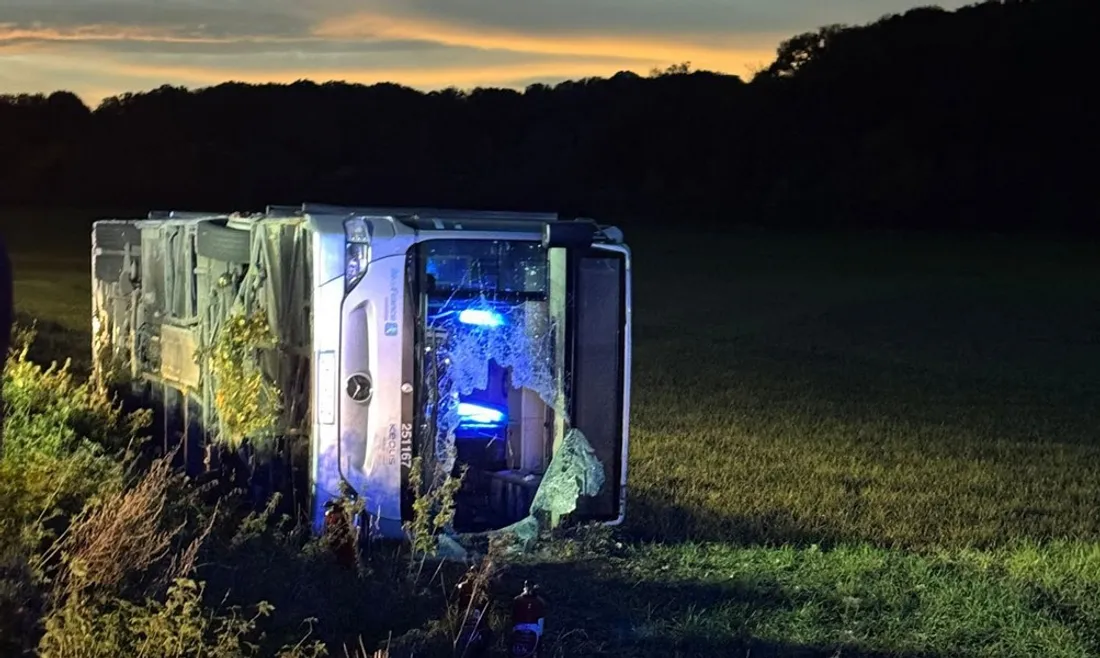 Accident de bus en novembre 2025