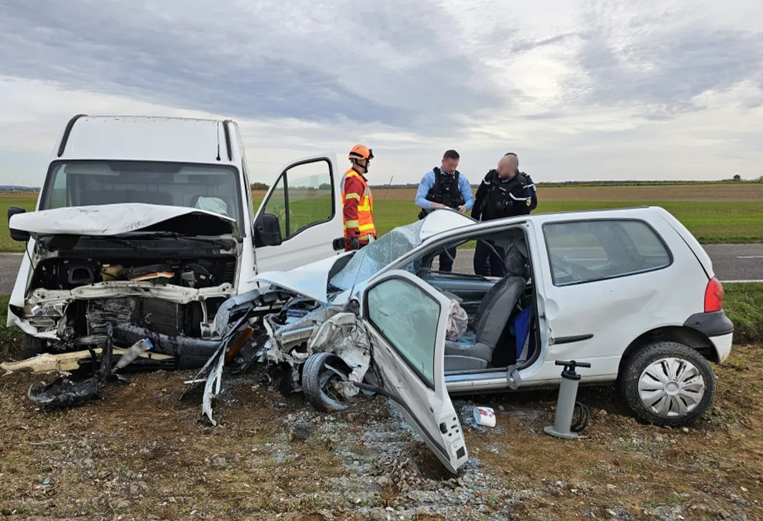 Accident sur la D929