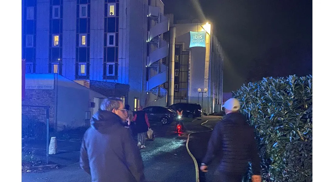 Incendie dans un hôtel de Grigny
