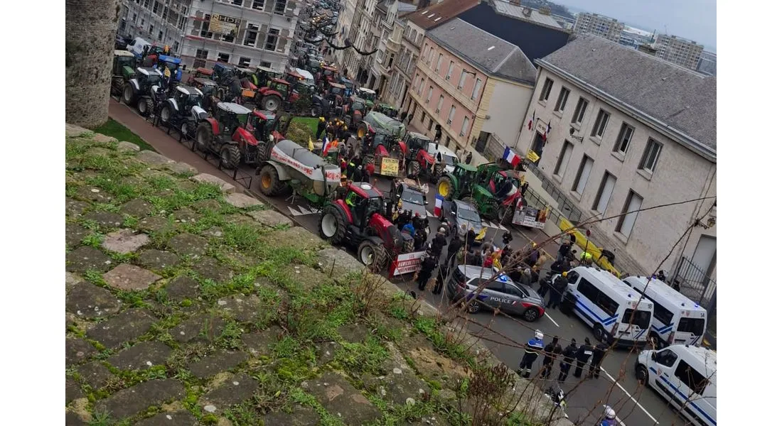 Manifestation à Boulogne-sur-Mer