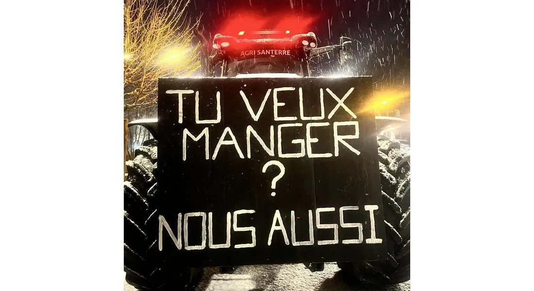 Manifestation d'agriculteurs