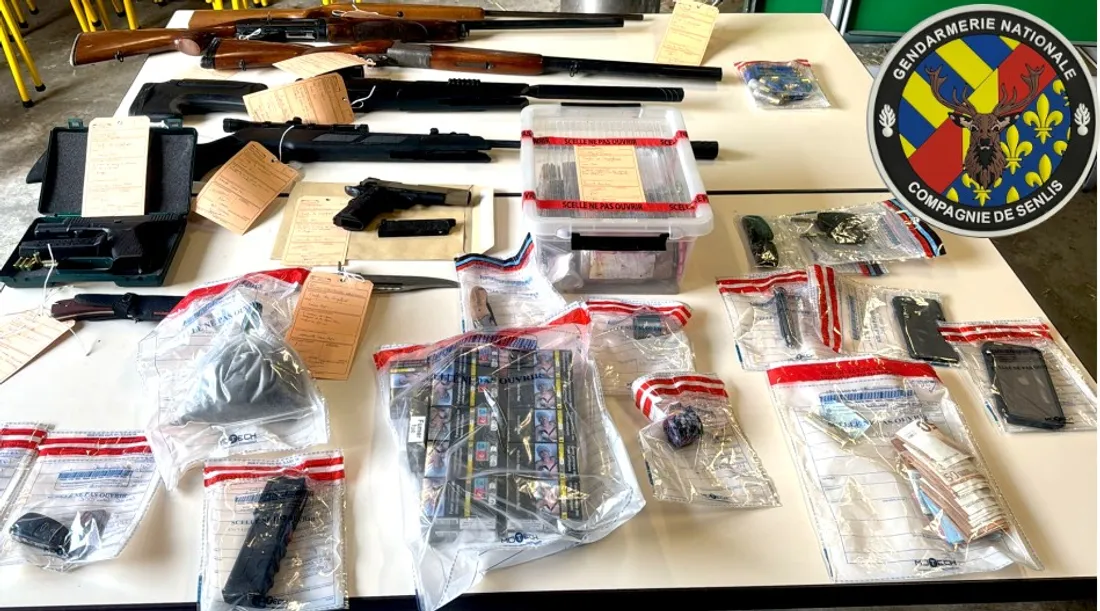 Saisie d'armes et de drogue dans l'Oise
