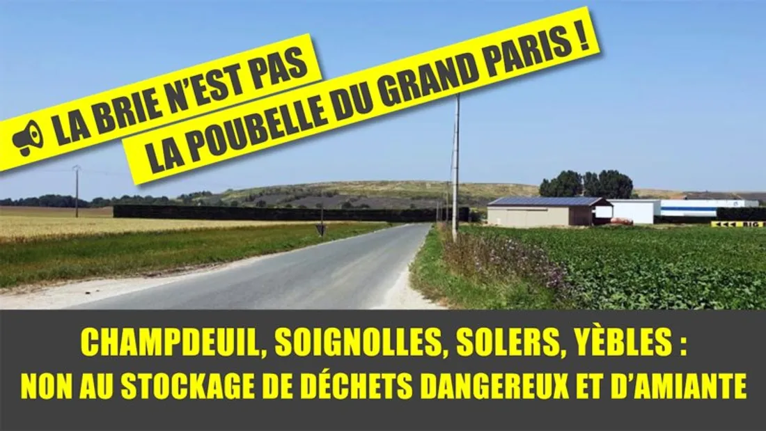 Tract contre les déchets à la Butte Bellot