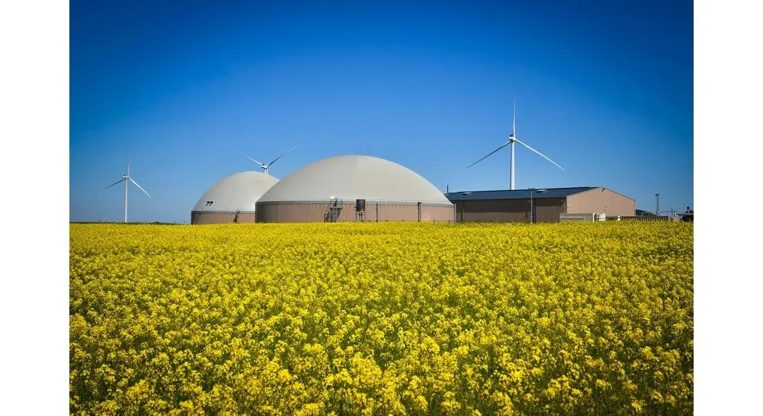Station de biométhane à Angerville