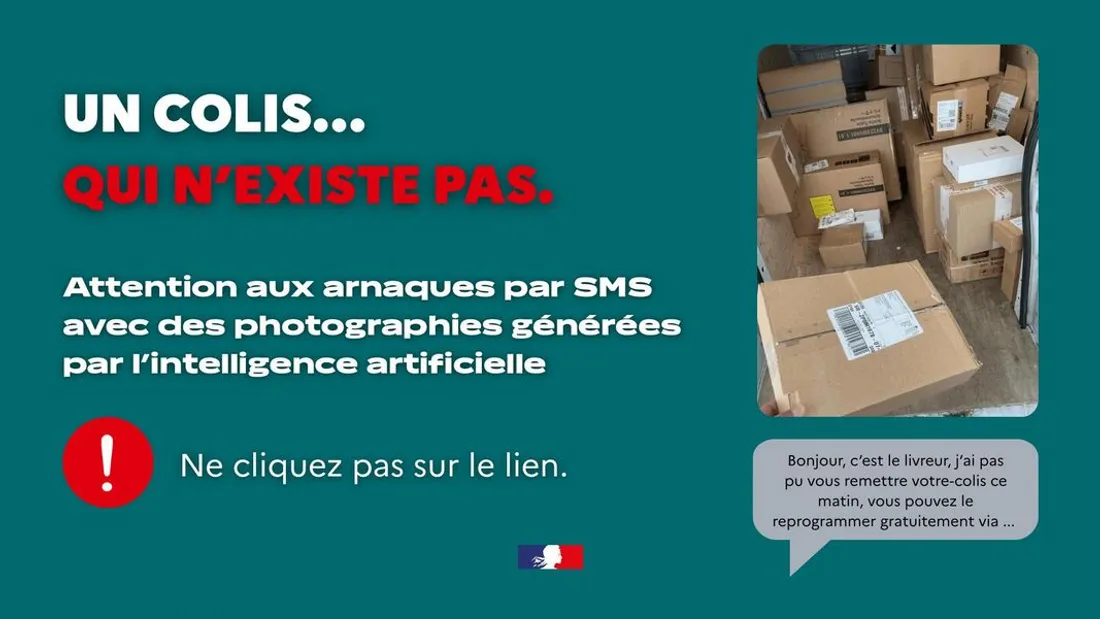 Arnaque aux fausses photos de colis