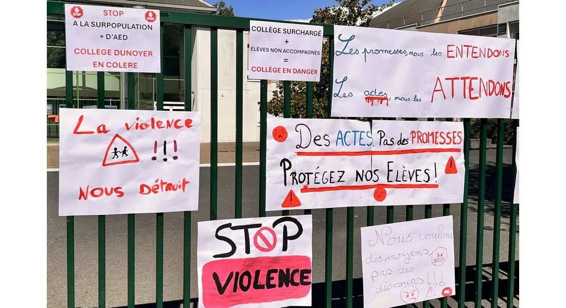 Rassemblement contre la violence