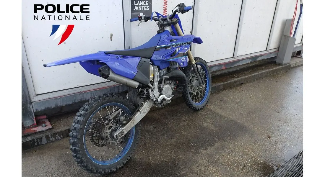Moto confisquée 