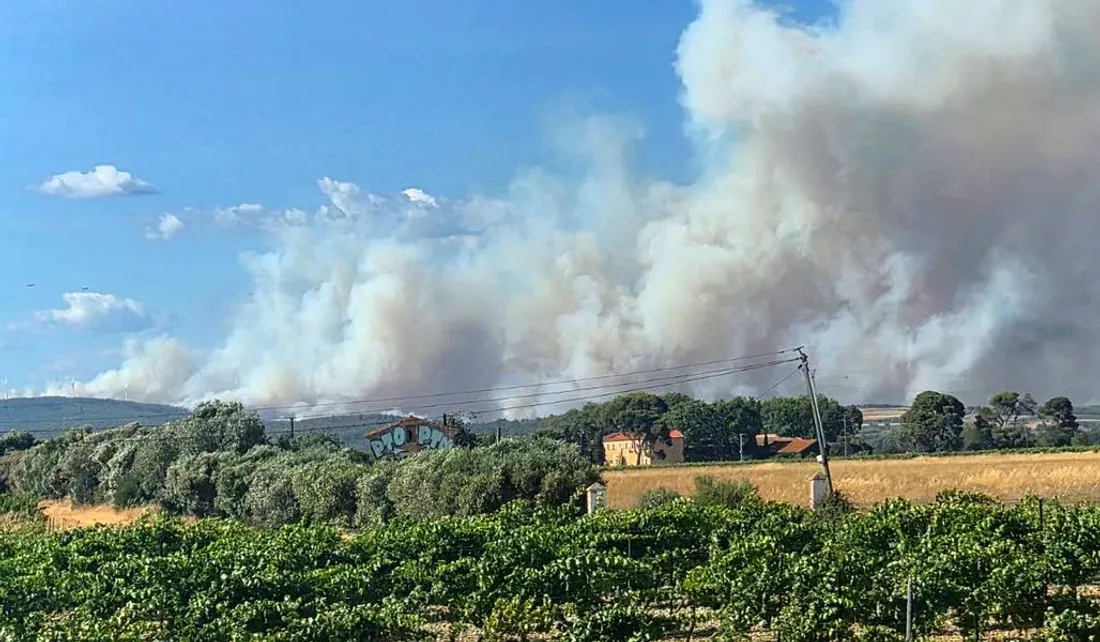 Incendie dans l'Aude