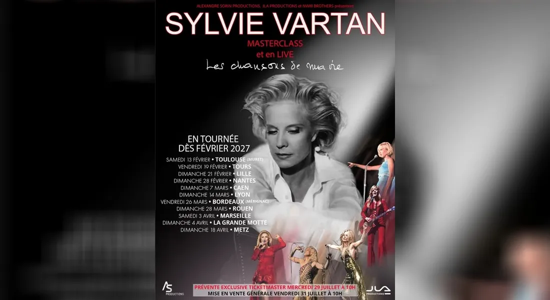 Nouvelle tournée de Sylvie Vartan