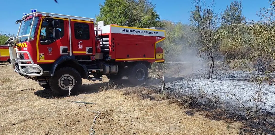Incendie à Longpont-sur-Orge
