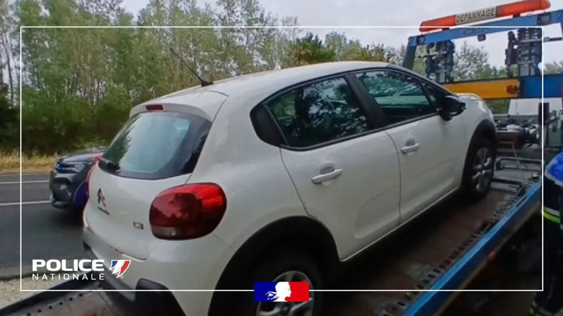 Voiture interceptée à La Grande Paroisse 