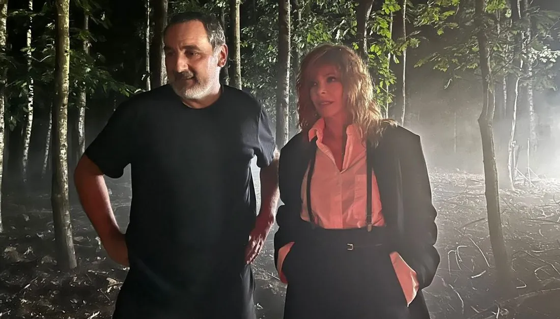 Gilles Lellouche et Mylène Farmer