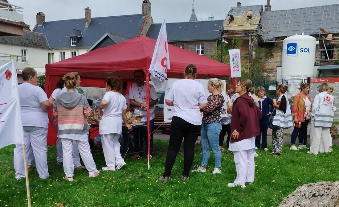 Grève au CHIBS
