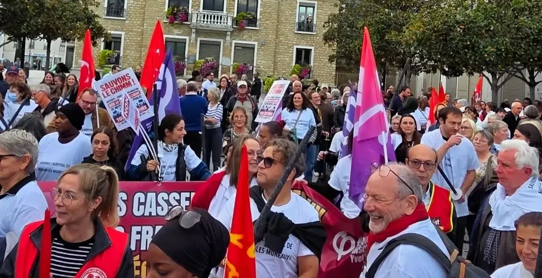 Rassemblement contre le démantèlement de l’hôpital de Meulan-Les Mureaux