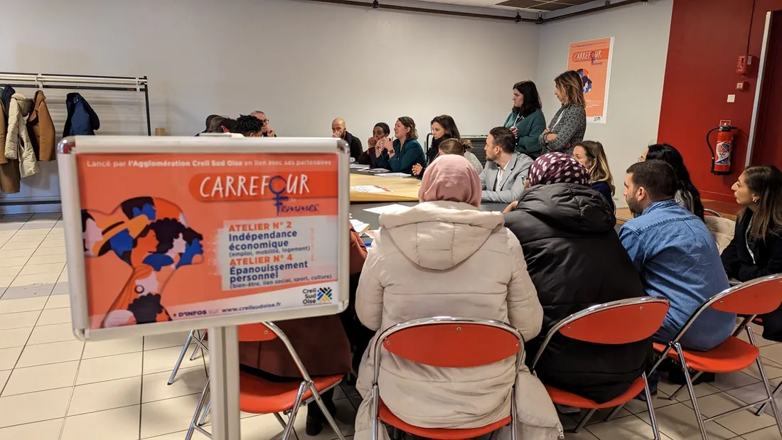 Atelier pour le projet Carrefour de femmes