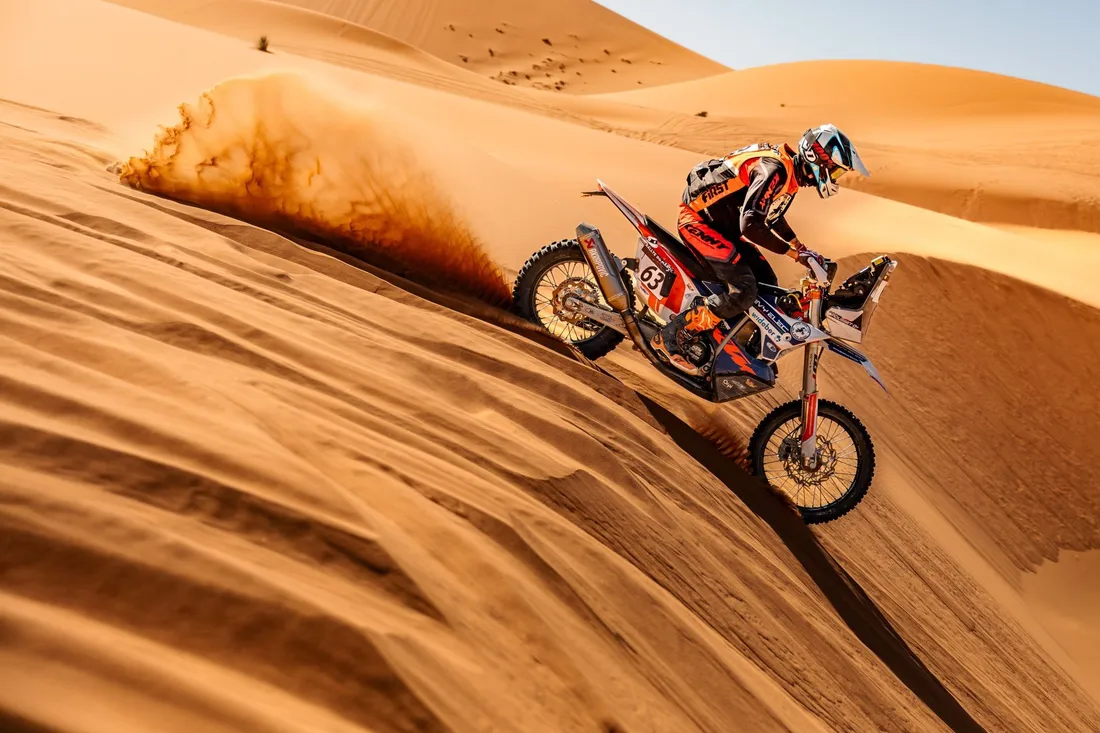 Benjamin Pousset, de Meaux, sur le Paris-Dakar