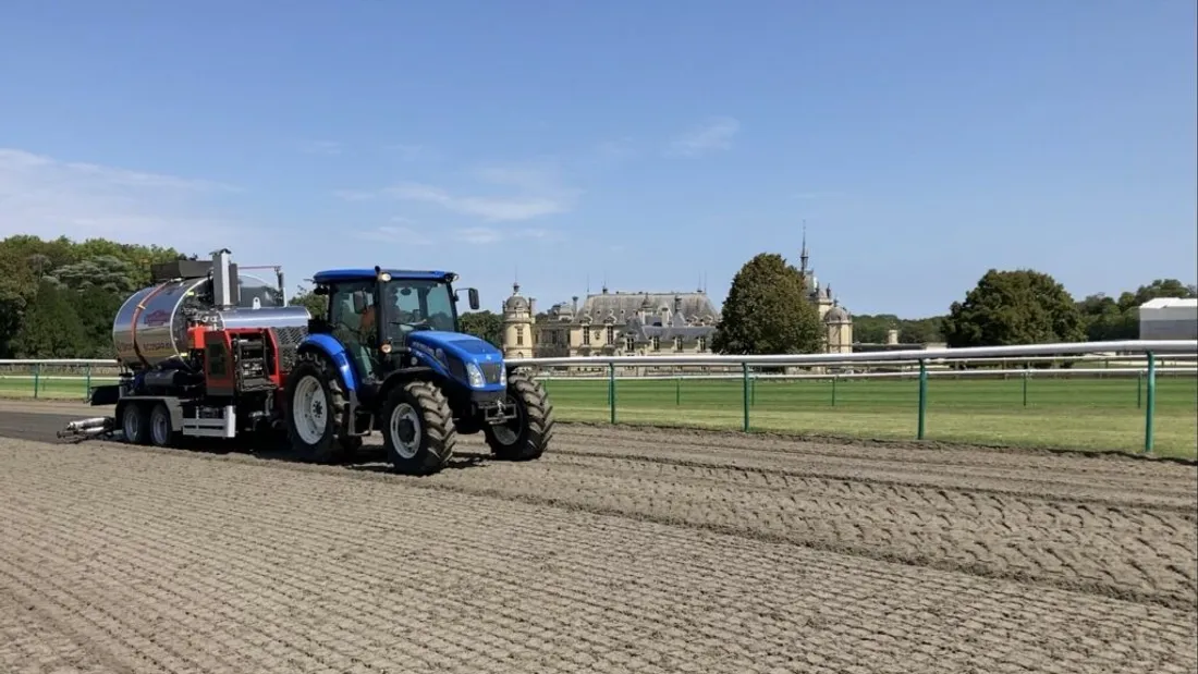 Piste en sable fibré