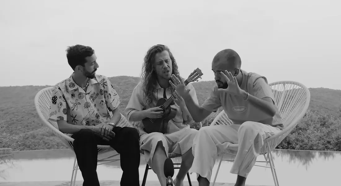 Image extraite du clip acoustique  de "Coup de vieux"